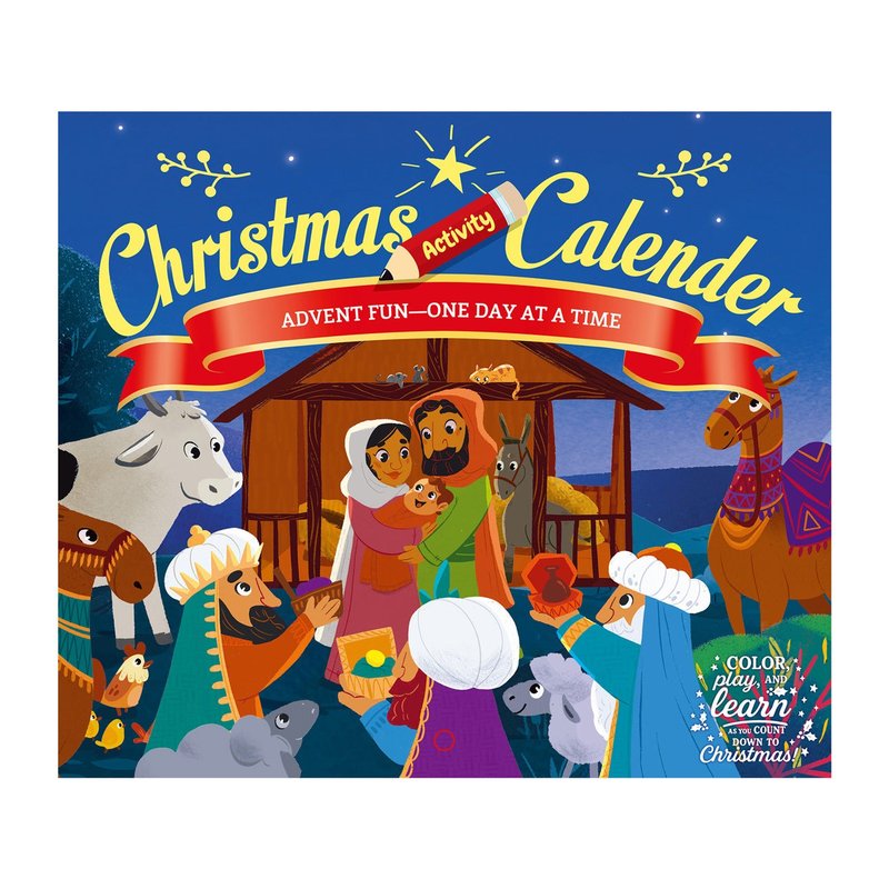 Christmas Activity Calendar: Advent Fun One Day at a Time, Christian kids gift from Blessed Apparel SA