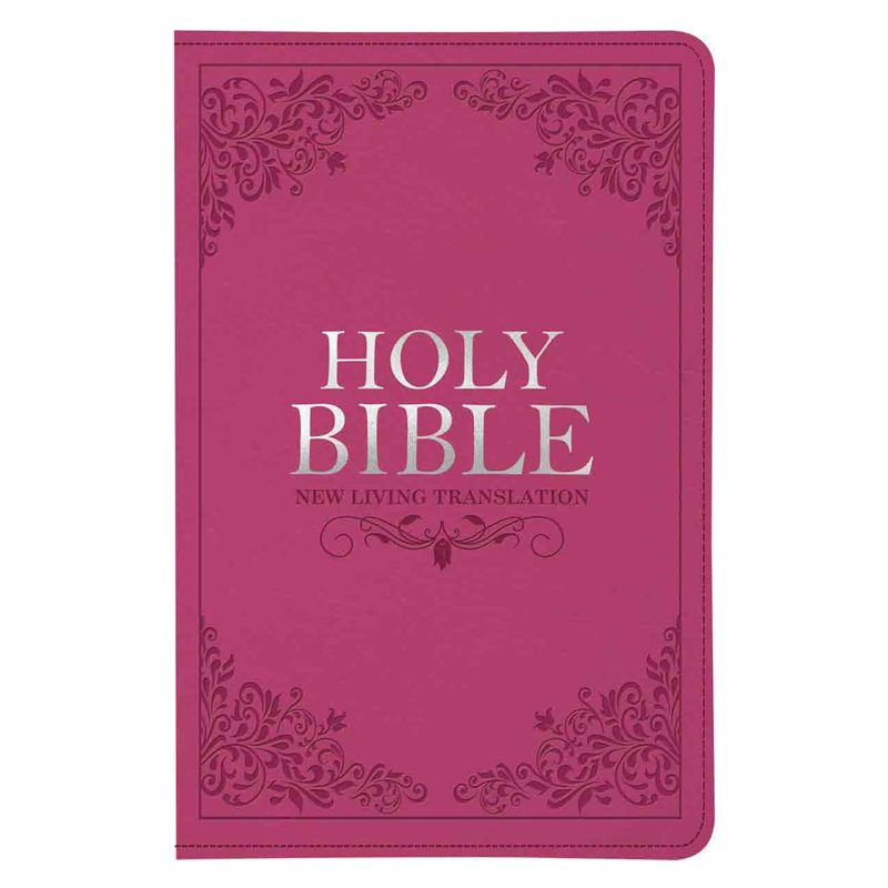 NLT Standard Bible, Pink Faux Leather, Thumb Indexed with Zip, Christian books & Bibles from Blessed Apparel SA