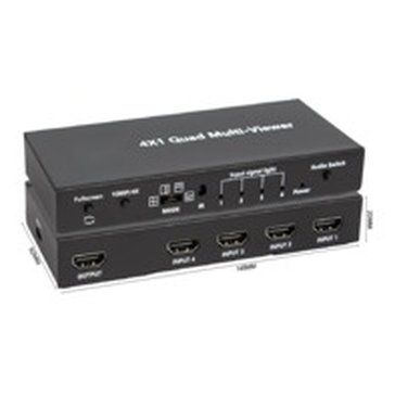 HDMI 4-in-1 Multi-Viewer with Remote (HM04), church media tech from Blessed Apparel SA